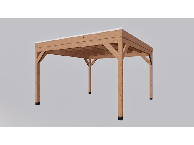 Douglas overkapping 400*400cm verando - afbeelding 2 van  7