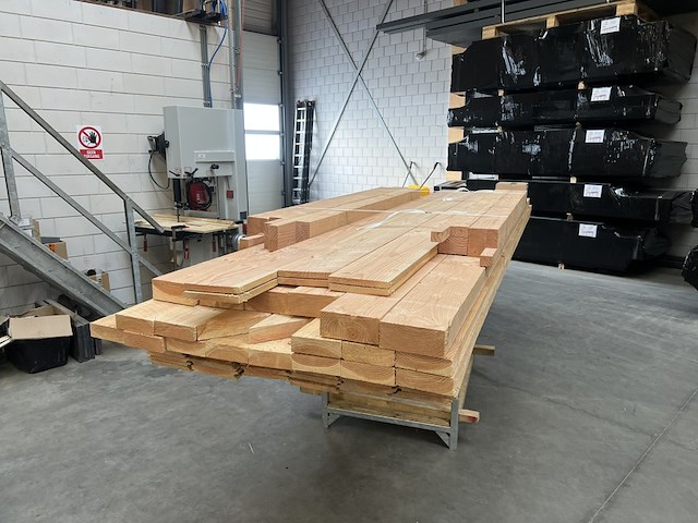 Douglas overkapping 400*700cm met achterwand verando - afbeelding 4 van  8