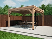 Douglas overkapping 400x400cm verando - afbeelding 1 van  5