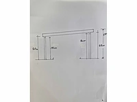 Douglas overkapping 400x400x230 cm - afbeelding 3 van  8