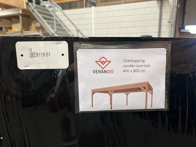 Douglas overkapping 400x800cm, verando - afbeelding 6 van  8