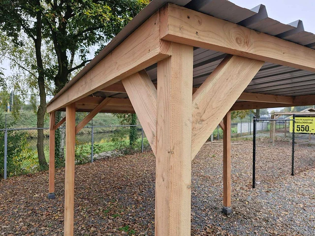 Douglas overkapping 740x310x300 cm - afbeelding 6 van  9