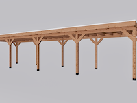 Douglas overkapping met overstek 300*1200cm verando - afbeelding 2 van  8