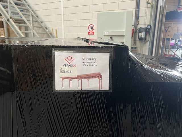 Douglas overkapping met overstek 300*900cm verando - afbeelding 6 van  8