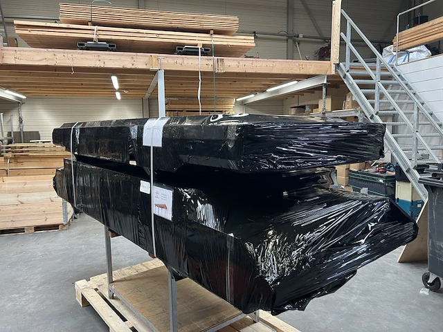 Douglas overkapping met overstek 300x600cm+wanden - afbeelding 4 van  14