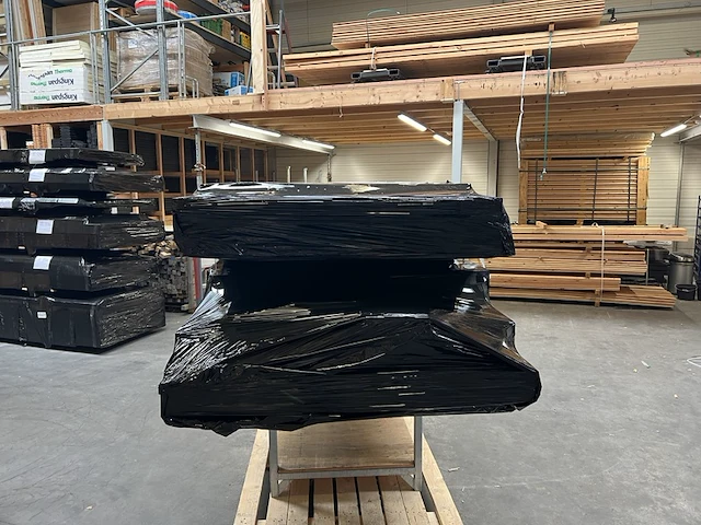 Douglas overkapping met overstek 300x600cm+wanden - afbeelding 5 van  14