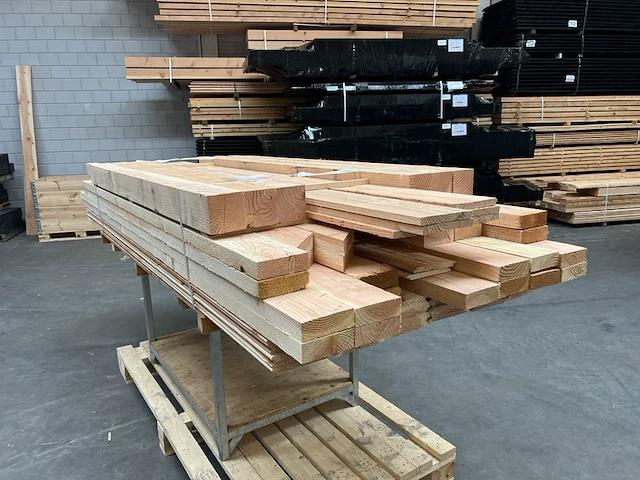Douglas overkapping met overstek 300x600cm+wanden - afbeelding 11 van  14