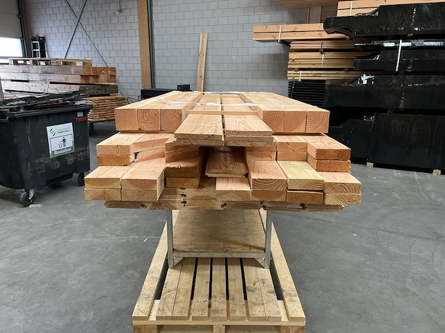 Douglas overkapping met overstek 300x600cm+wanden - afbeelding 13 van  14