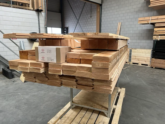 Douglas overkapping met overstek 300x900 + wanden, verando - afbeelding 9 van  12