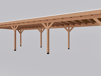 Douglas overkapping met overstek 400*1100cm verando - afbeelding 2 van  9