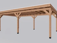 Douglas overkapping met overstek 400x700cm verando - afbeelding 2 van  5