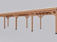 Douglas overkapping met overstek verando, , 300*1100cm - afbeelding 1 van  10