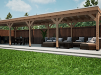 Douglas overkapping met overstek verando, , 300*1100cm - afbeelding 3 van  10