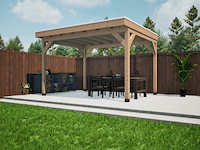 Douglas overkapping met overstek verando, , 300*400cm - afbeelding 2 van  9