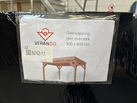 Douglas overkapping met overstek verando, , 300*400cm - afbeelding 7 van  9
