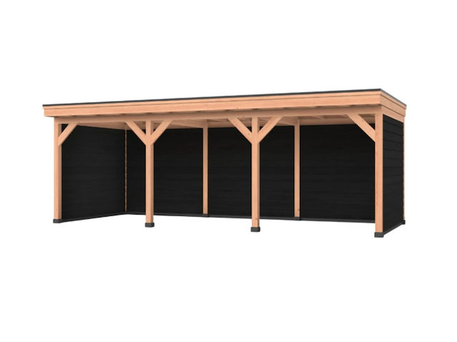 Douglas overkapping met overstek verando, , 300*900 +wanden - afbeelding 1 van  10