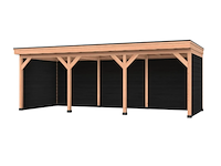 Douglas overkapping met overstek verando, , 300*900 +wanden Douglas overkapping met overstek verando, , 300*900 +wanden