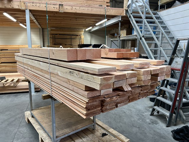 Douglas overkapping met overstek verando, , 300*900 +wanden - afbeelding 4 van  10