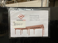 Douglas overkapping met overstek verando, , 400*1100cm - afbeelding 9 van  10