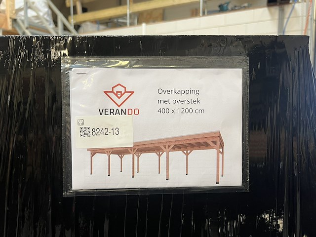 Douglas overkapping met overstek verando, , 400*1200cm - afbeelding 5 van  7