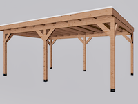 Douglas overkapping met overstek verando, , 400*600cm - afbeelding 3 van  10