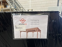 Douglas overkapping met overstek verando, , 400*600cm - afbeelding 8 van  10