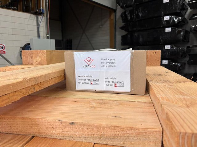 Douglas overkapping met overstek, verando, 400*600cm - afbeelding 7 van  10