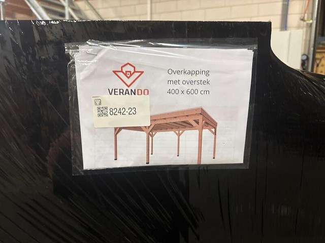 Douglas overkapping met overstek, verando, 400*600cm - afbeelding 9 van  10