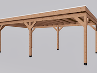 Douglas overkapping met overstek verando, , 400*700cm - afbeelding 2 van  8