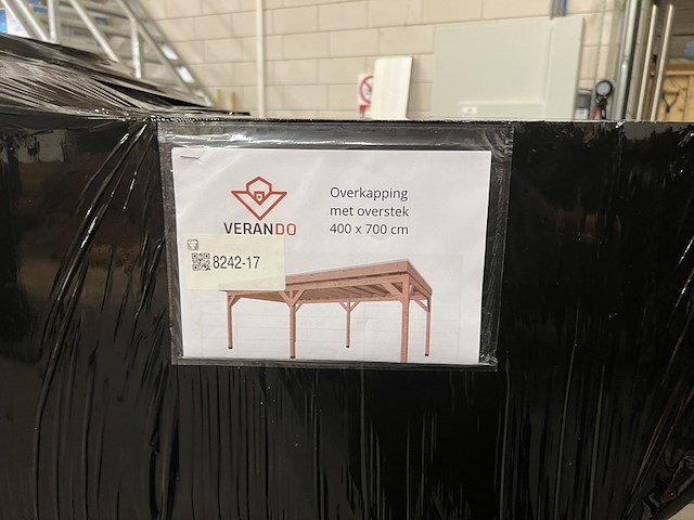Douglas overkapping met overstek verando, , 400*700cm - afbeelding 6 van  8