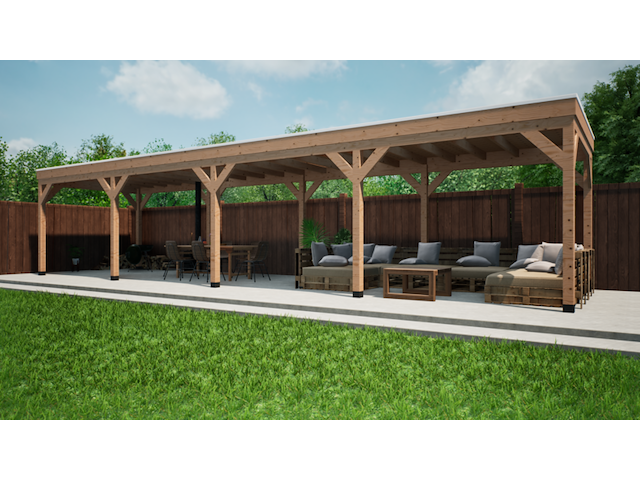 Douglas overkapping verando, , 300*1200cm - afbeelding 1 van  11