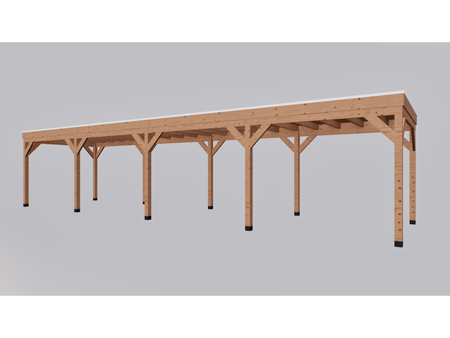 Douglas overkapping verando, , 300*1200cm - afbeelding 4 van  11