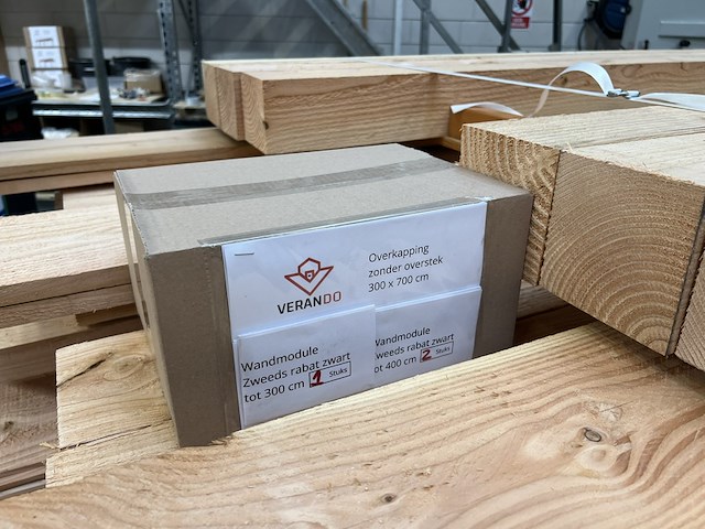 Douglas overkapping verando, , 300*700cm met zij en achterwand - afbeelding 12 van  13