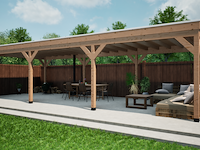 Douglas overkapping verando, , 400*1000cm - afbeelding 1 van  10