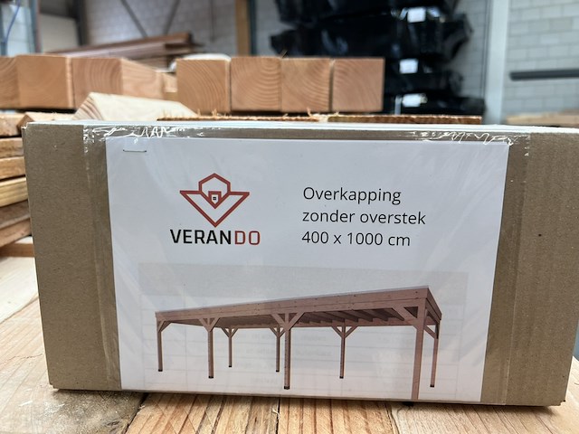 Douglas overkapping verando, , 400*1000cm - afbeelding 8 van  10