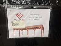 Douglas overkapping, verando, 400*900cm - afbeelding 4 van  13