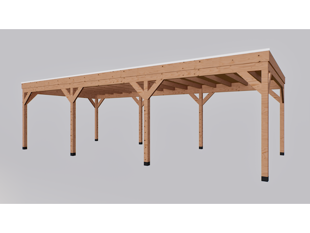 Douglas overkapping, verando, 400*900cm - afbeelding 6 van  13