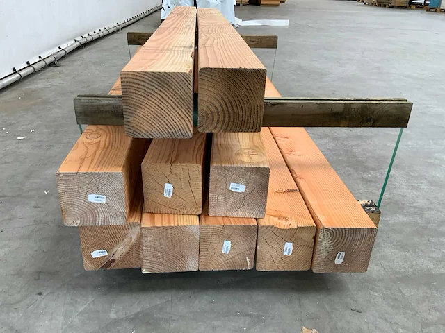 Douglas paal 2000x140x140mm (10x) - afbeelding 2 van  7