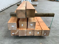 Douglas paal 2000x140x140mm (10x) - afbeelding 2 van  7