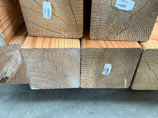 Douglas paal 2000x140x140mm (10x) - afbeelding 3 van  7