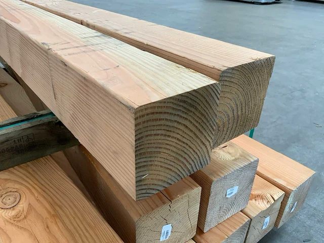 Douglas paal 2000x140x140mm (10x) - afbeelding 4 van  7