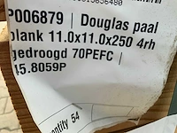 Douglas paal 2500x110x110mm (54x) - afbeelding 9 van  9