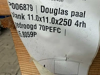 Douglas paal 2500x110x110mm (54x) - afbeelding 7 van  7