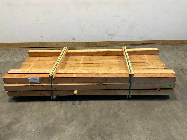 Douglas paal fijnbezaagd 250x10x10 cm (70x) - afbeelding 2 van  5