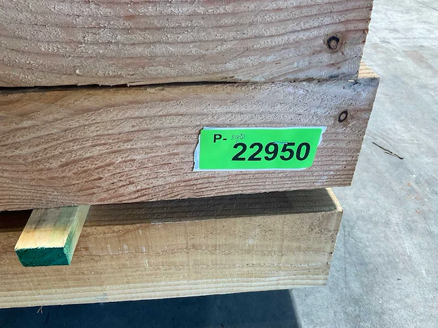 Douglas paal fijnbezaagd 250x10x10 cm (70x) - afbeelding 5 van  5