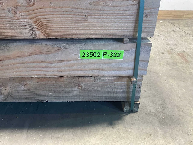 Douglas paal fijnbezaagd 250x15x15 cm (28x) - afbeelding 6 van  6