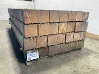 Douglas paal fijnbezaagd 250x15x15 cm (28x) - afbeelding 3 van  6