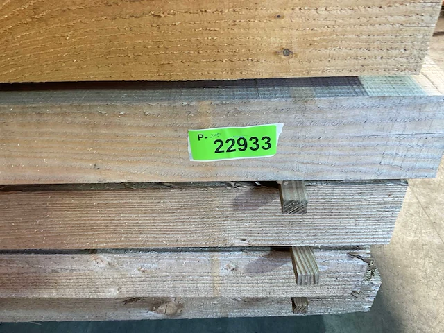 Douglas paal fijnbezaagd 500x10x10 cm (21x) - afbeelding 6 van  6
