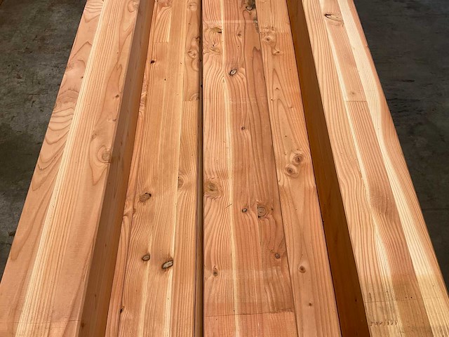 Douglas paal geschaafd en verlijmd 400x20x20 cm (12x) - afbeelding 3 van  7