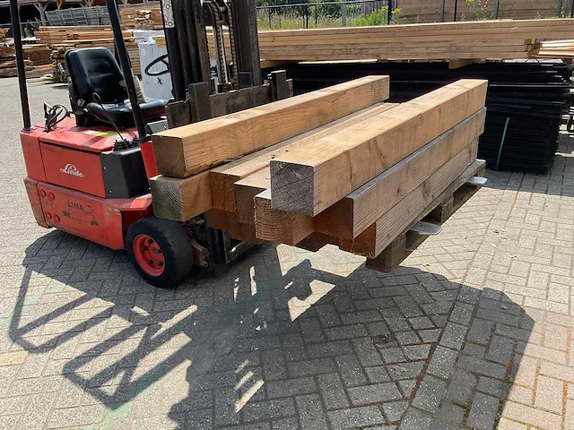 Douglas palen 14x14 cm, diverse lengtes (12x) - afbeelding 2 van  6